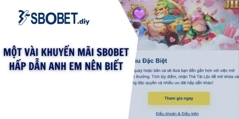 Một vài khuyến mãi SBOBET hấp dẫn anh em nên biết